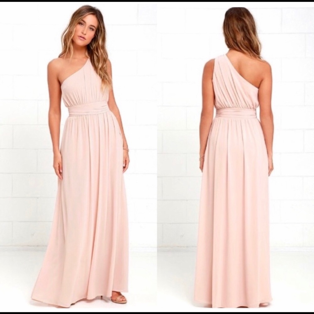 Pink bridesmaid dress